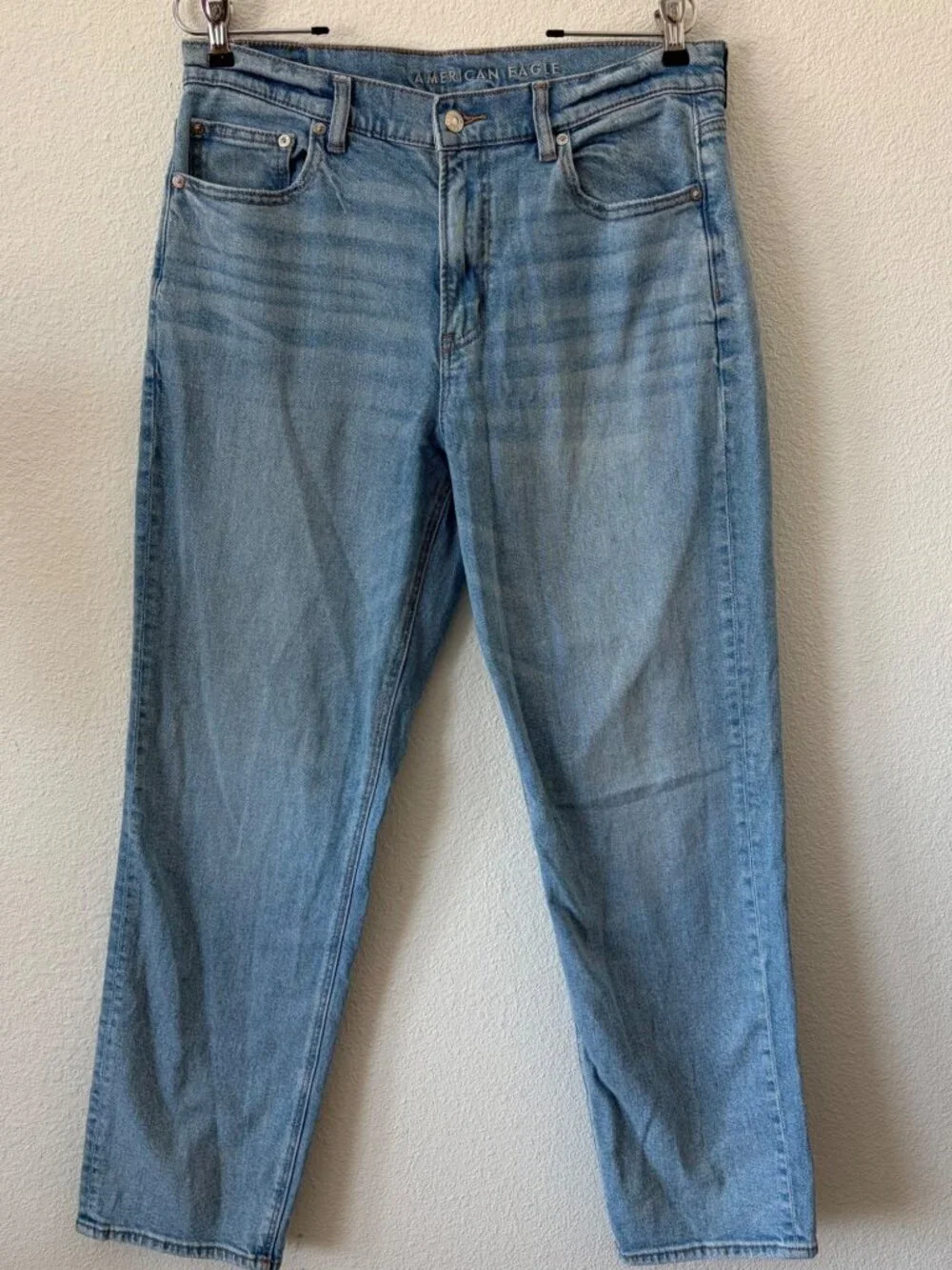 American Eagle Womens sz 12 Jeans Light Wash Denim Size Casual Everyday Pants